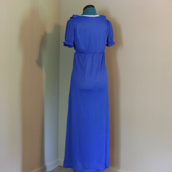 Vintage | ruffled maxi night gown - Picture 5 of 9